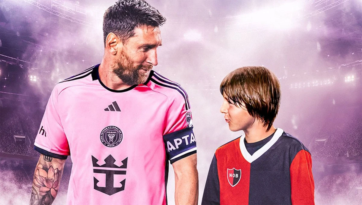 EL SUEÑO. Lionel Messi recibirá junto a Inter de Miami a Newell's de Rosario, el equipo de su infancia.