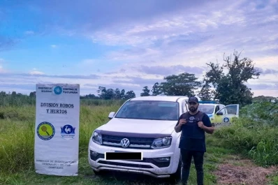 Recuperan una camioneta que había sido robada en El Manantial