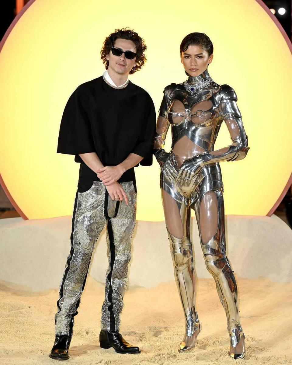 Timothée Chalamet y Zendaya, protagonistas de Dune