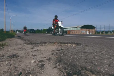 Reportaje fotográfico: el tramo de la ruta 38 que es una trampa