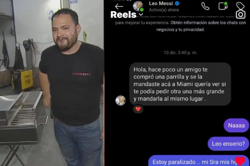 Un mensaje de Messi le cambió la vida a un emprendedor salteño