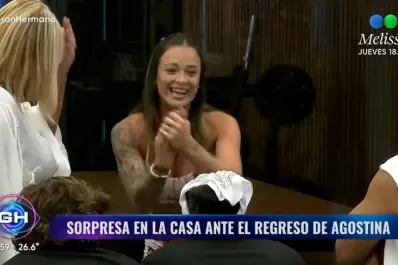 Gran Hermano: así fue la reacción de los participantes al regreso de Agostina