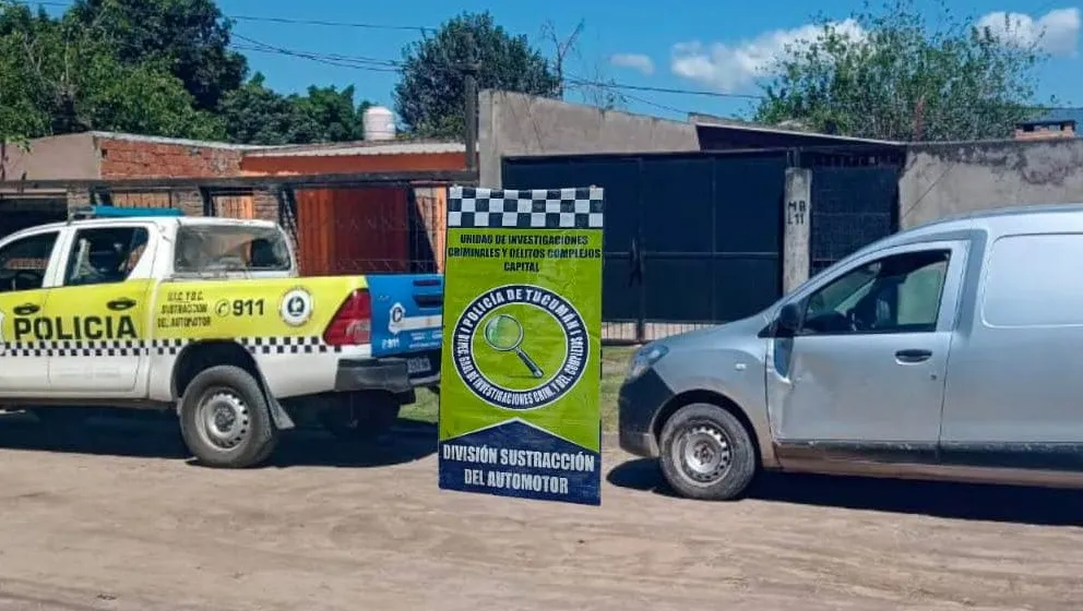 La Policía recuperó una camioneta robada a un repartidor