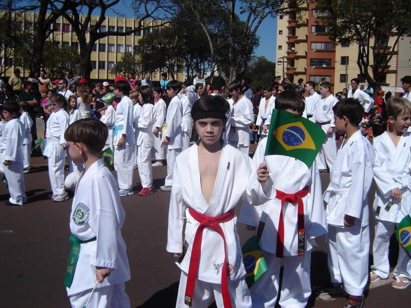 Gonzalo Navarro de niño en sus primeras competencias. 