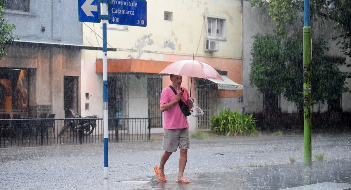 INESTABLE. Las precipitaciones, en diferentes intensidades, seguirán durante el sábado y el domingo.