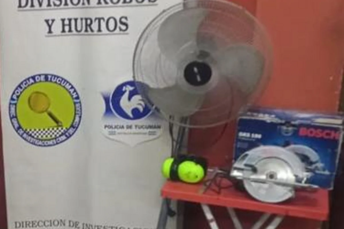 Recuperaron herramientas valuadas en un millón de pesos.