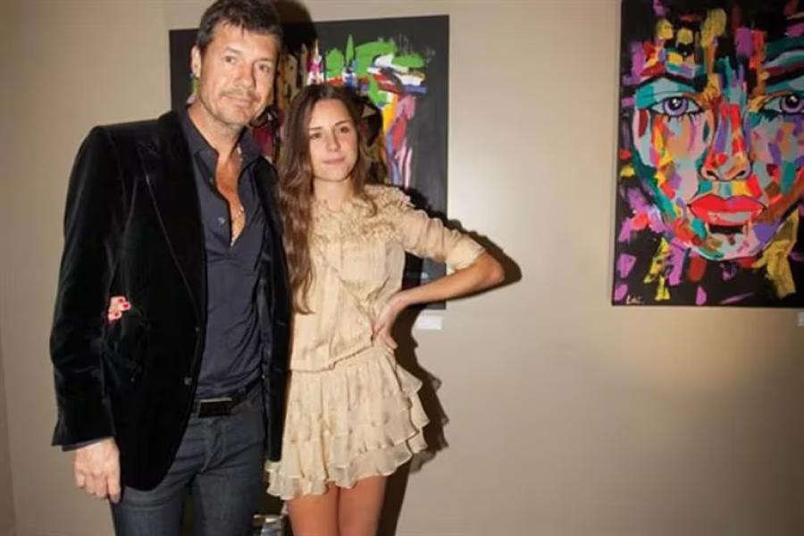 Candelaria y Marcelo Tinelli en 2011