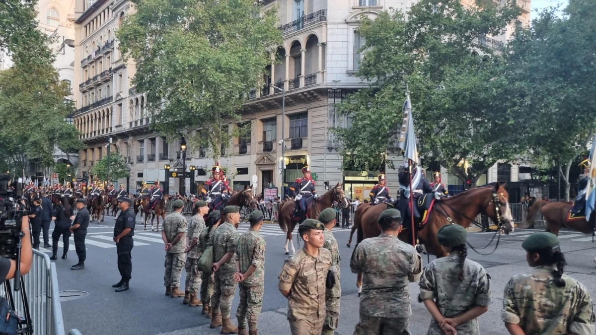 APERTURA DE SESIONES. El Gobierno dispuso un amplio operativo policial. 