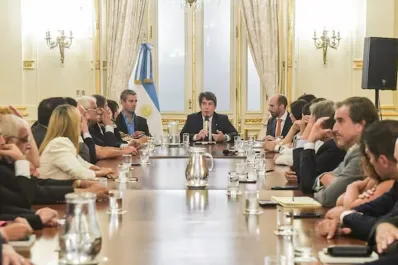 Antes del discurso de Milei, Posse se reunió con legisladores de La Libertad Avanza