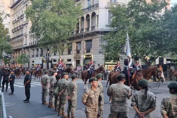 Un impresionante operativo policial rodea el Congreso antes del discurso de Milei