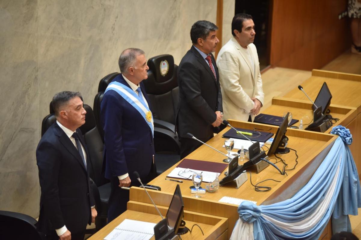 Los ejes del discurso con el que Jaldo sorprendió a los legisladores