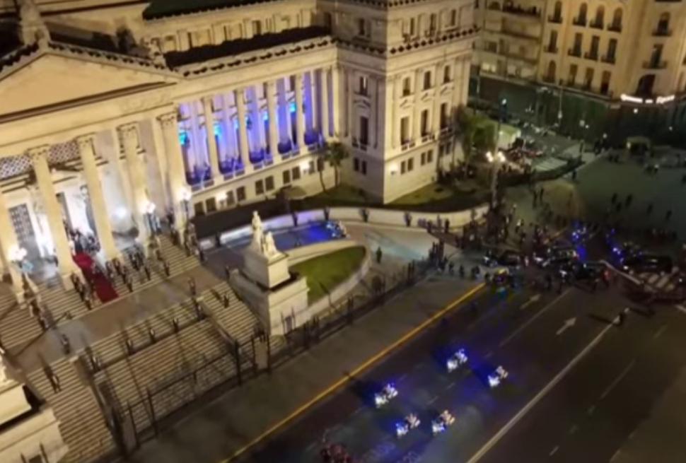 Quiénes recibieron a Milei en el Congreso