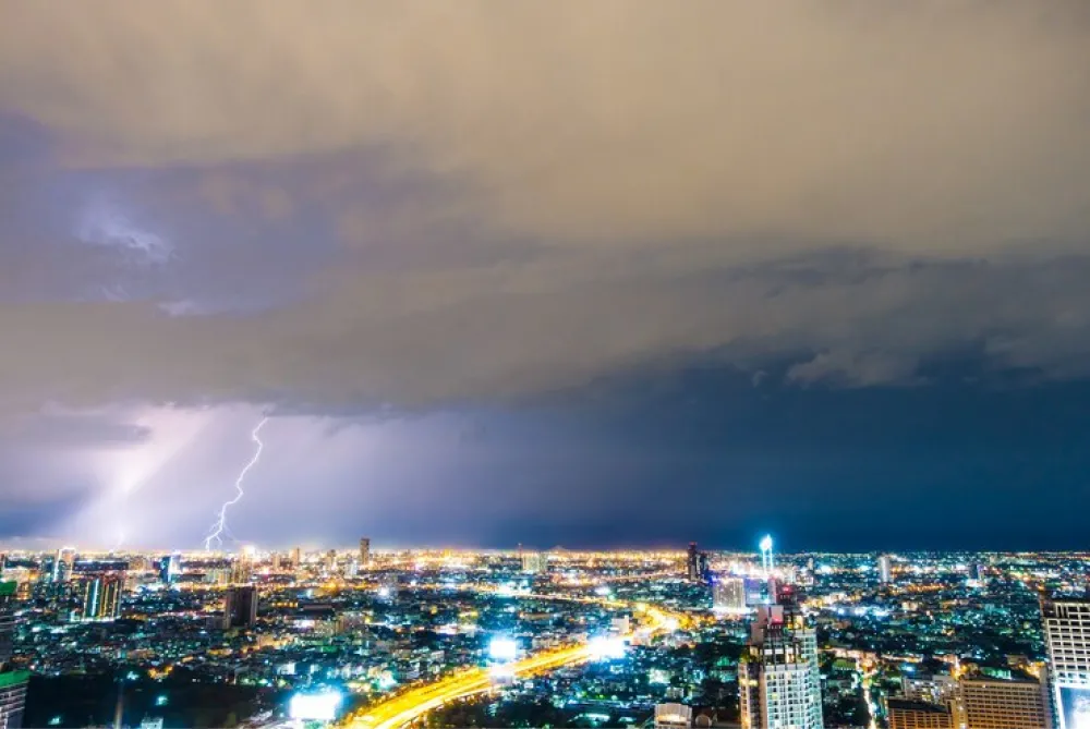 Alerta por tormentas y fuertes vientos.
