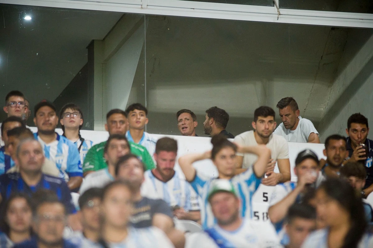 ATENTO. El nuevo DT de Atlético toma nota. 