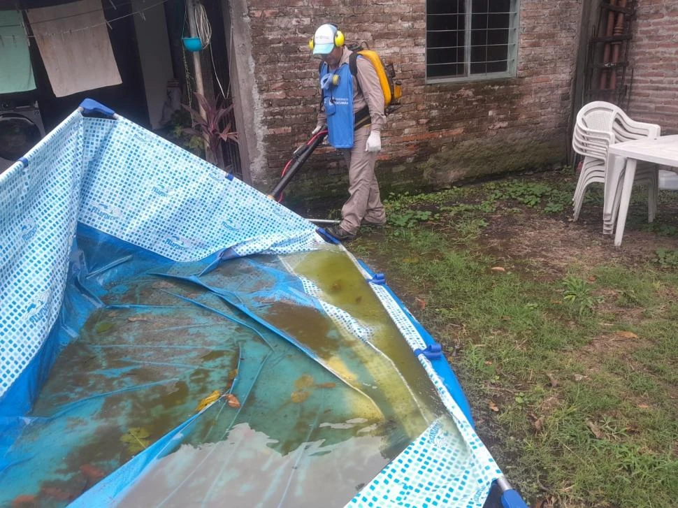 LA PREVENCION ES CLAVE. No hay que dejar objetos que puedan acumular agua, donde se cría el mosquito.