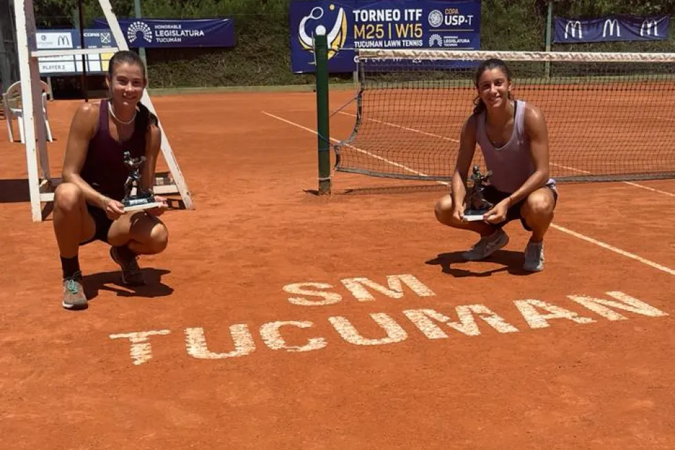 Jugaron juntas por casualidad, y se consagraron campeonas en Lawn Tennis