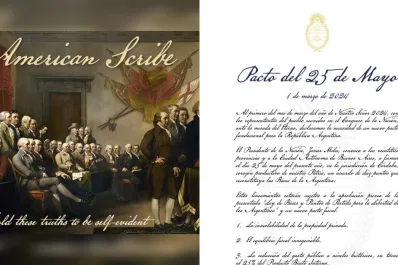 Pacto del 25 de Mayo de Milei: la curiosa tipografía que usaron para redactarlo y los errores de ortografía