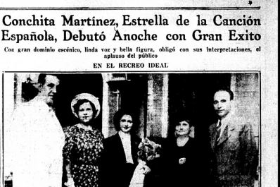 Una gran “cancionista” española actuó en 1938