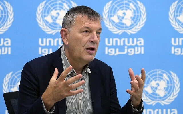 CAMPAÑA. Lazzarini denunció que buscan desprestigiar a la Unrwa.