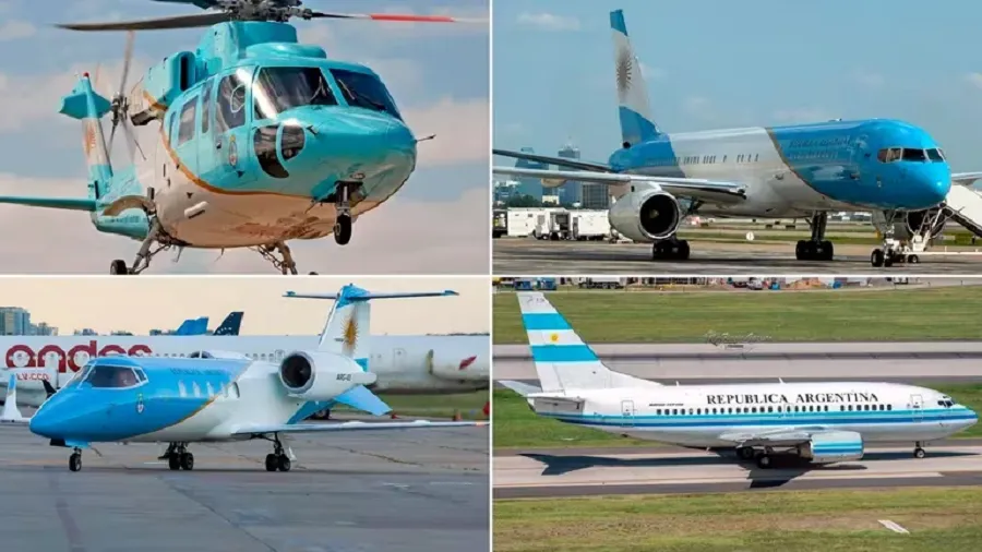 Javier Milei transfiere toda la flota aérea del Ejecutivo a la Fuerza Aérea