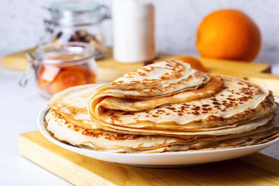 Los panqueques sin harina son una opción de desayuno saludable