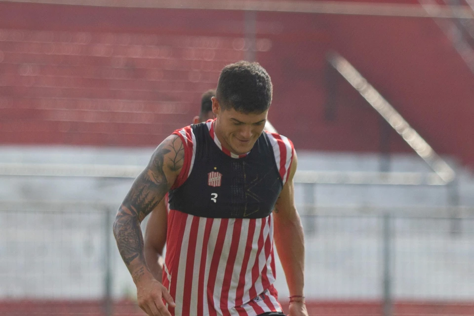 ENTRENANDO. Nahuel Banegas asegura que disfruta de su presente futbolístico. 