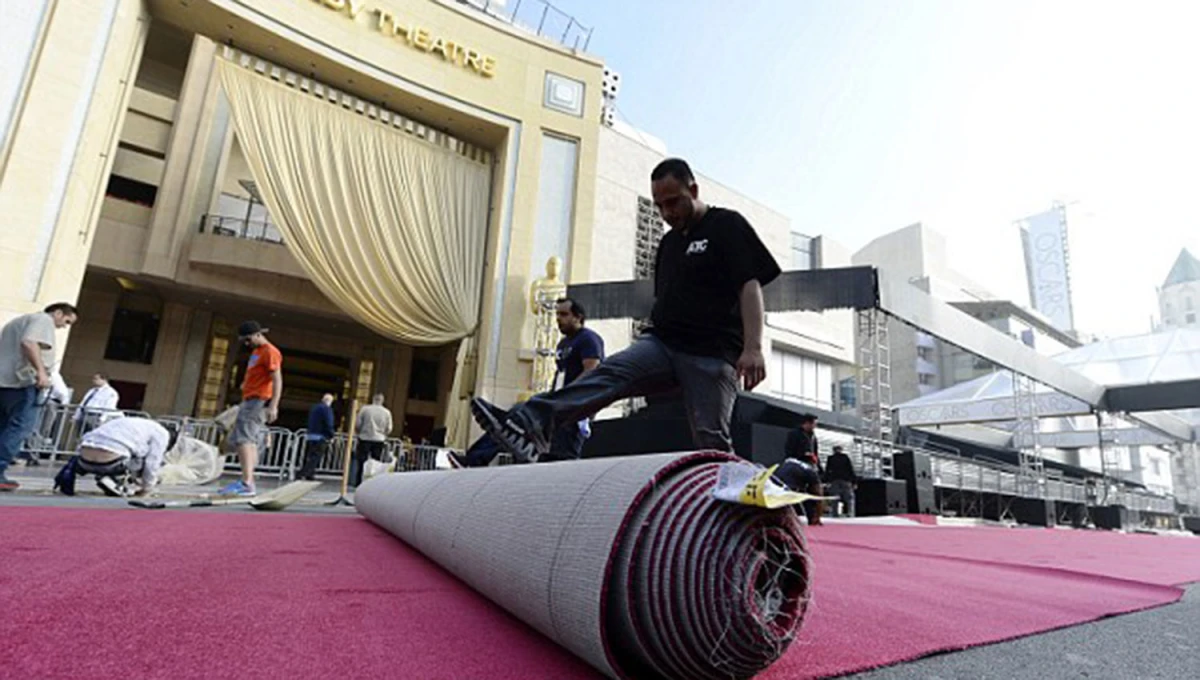 ÚLTIMOS PREPARATIVOS. El Dolby Theatre tiene un aforo de 3400 asistentes y la sala de prensa, detrás del escenario, alberga más de 1500 periodistas.