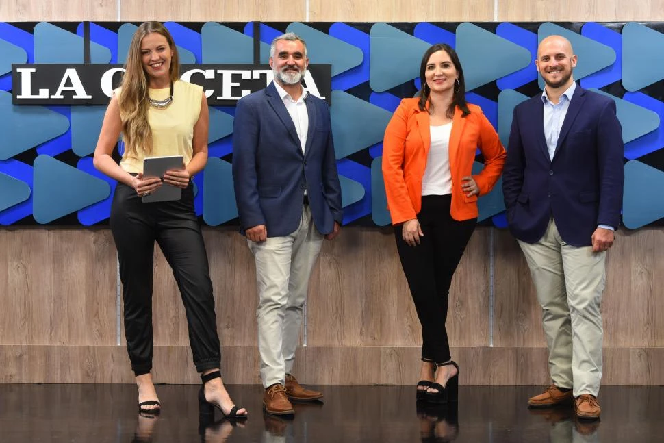 CONDUTORES DE LA MAÑANA. Servetto, Sánchez, Baigorrí y Názaro. LA GACETA / FOTO DE DIEGO aRáOZ