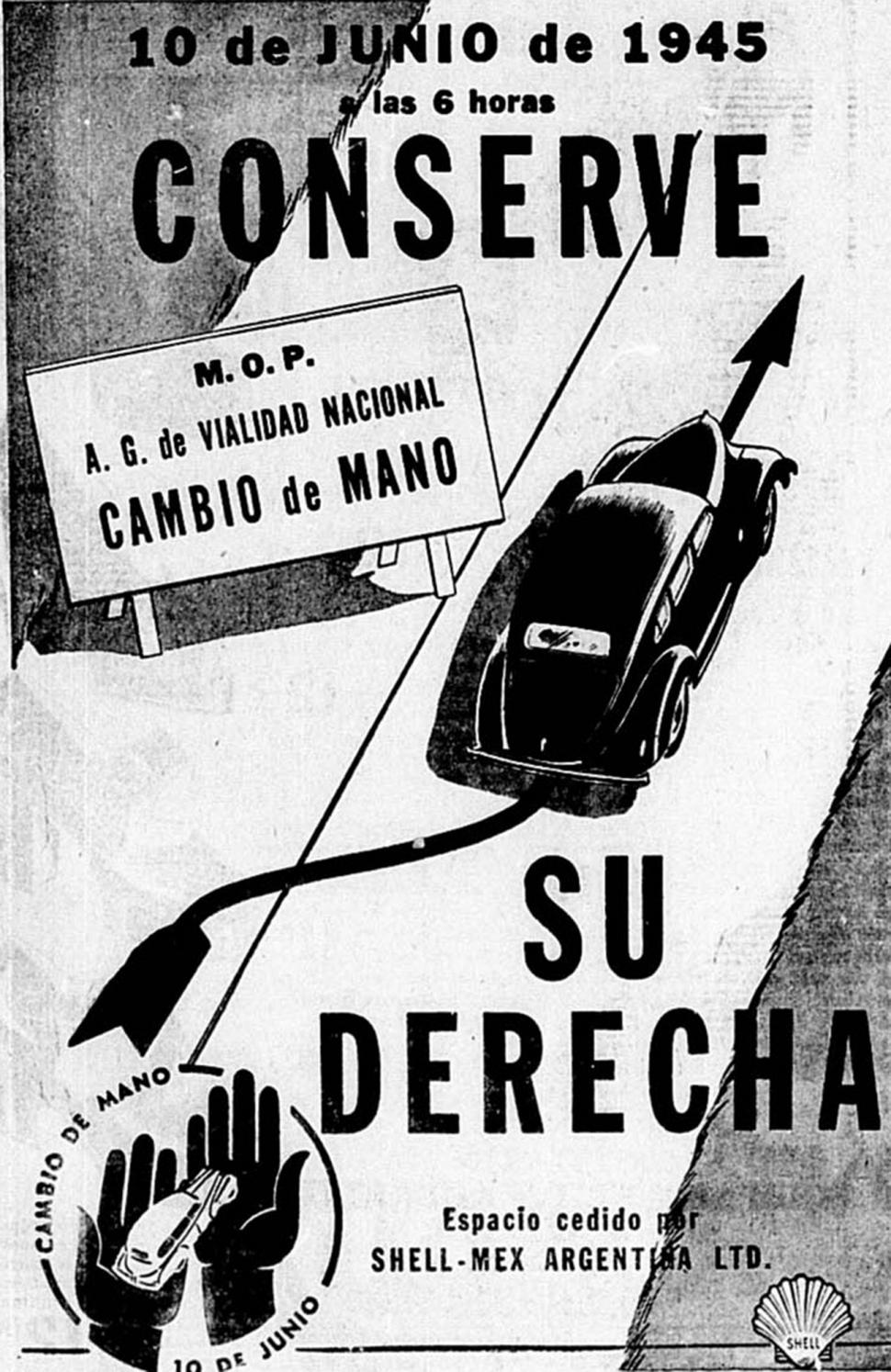 PROPAGANDA. Publicidad gráfica, radial y callejera para un cambio sin problemas.