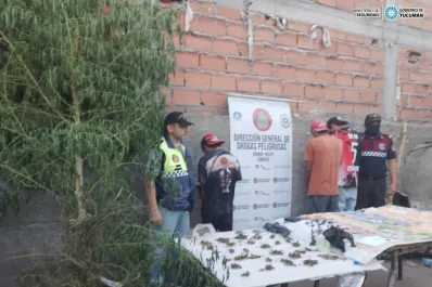 Realizaron operativo antidrogas en Famaillá