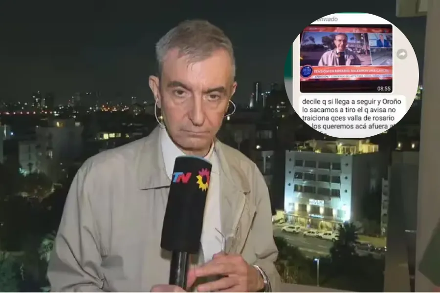 Amenazaron de muerte al periodista Nelson Castro por cubrir la violencia narco en Rosario.