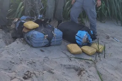 Detienen a dos personas que intentaron huir con más de 42 kilos de marihuana