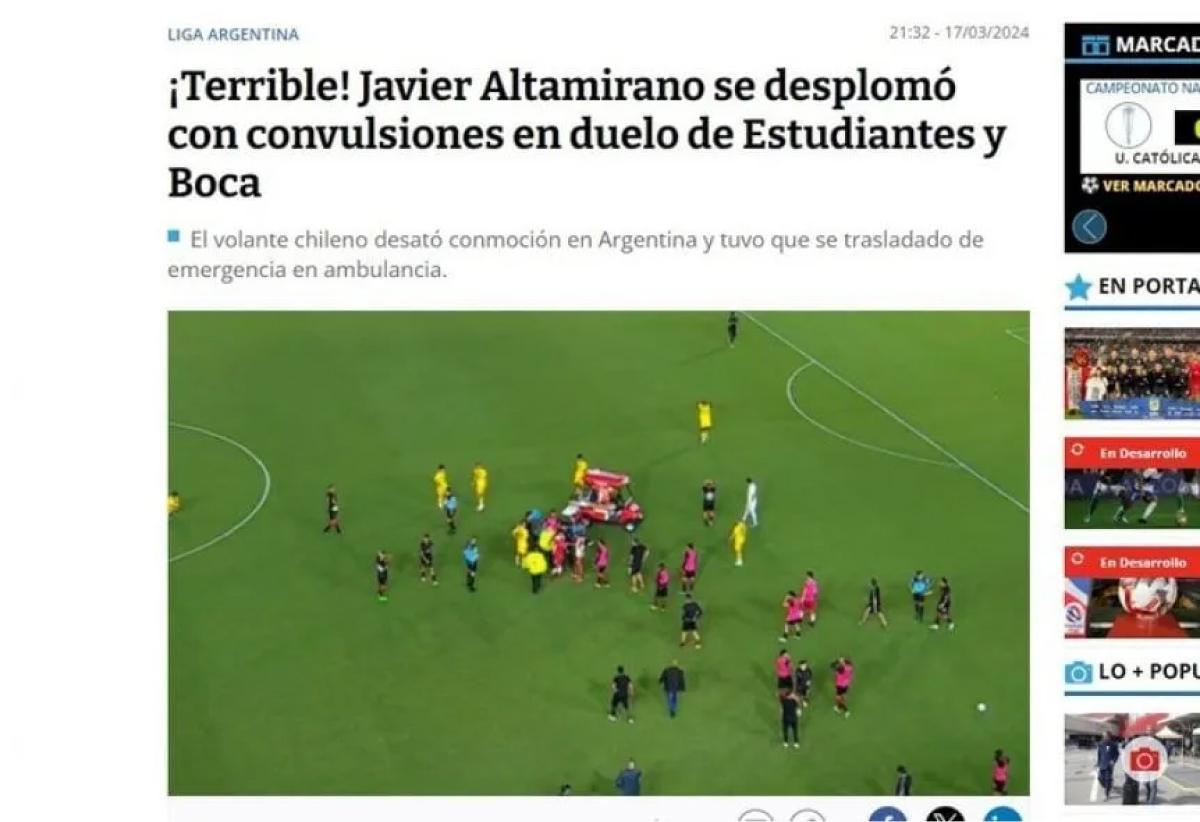 ¿Cómo fueron las repercusiones en Sudamérica sobre el episodio de Javier Altamirano?