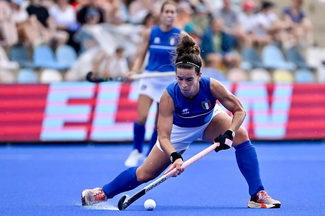 DE AZZURRA. Machín, durante el Europeo que disputó representando a Italia.