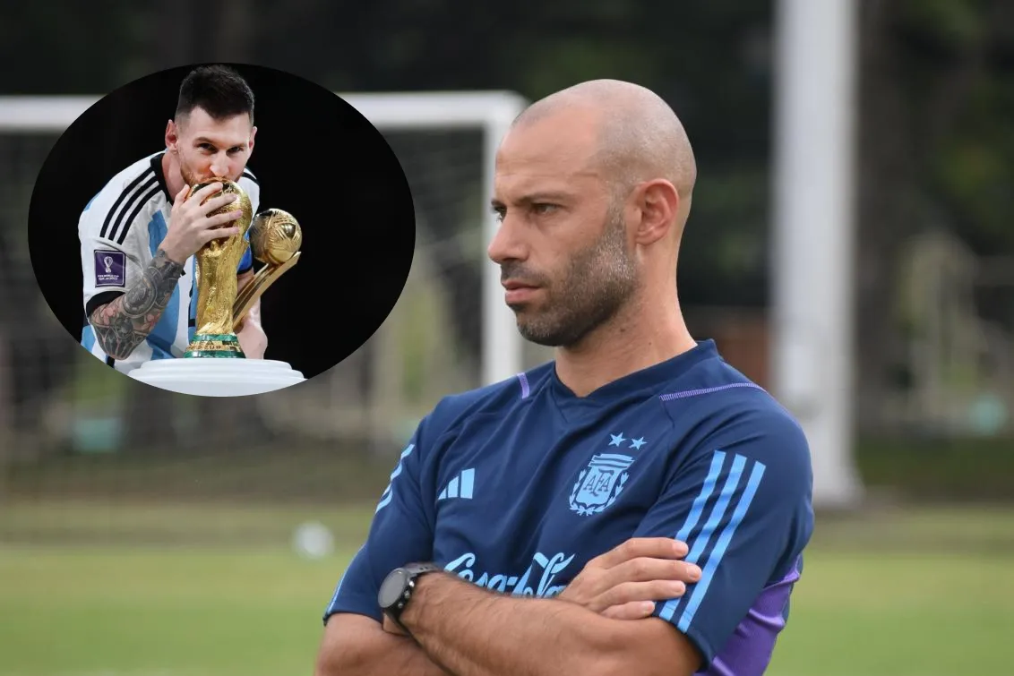 Javier Mascherano lanzó la posibilidad de contar con Messi en París 2024.