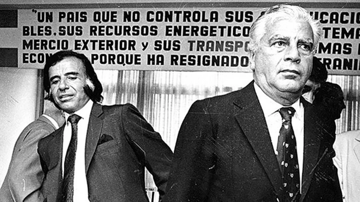 Menem y Cafiero.