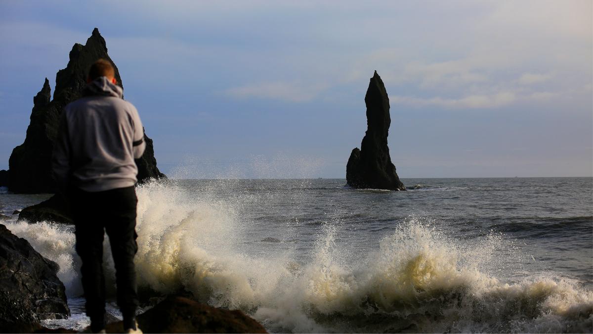 Las potentes olas del bravo Atlántico Norte.