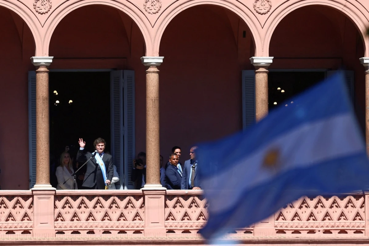 Javier Milei en Casa Rosada