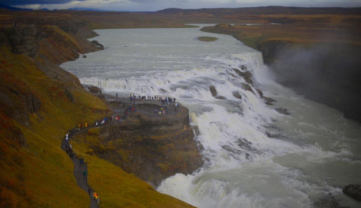 La espectacular casca de Gullfoss, una de las maravillas del 