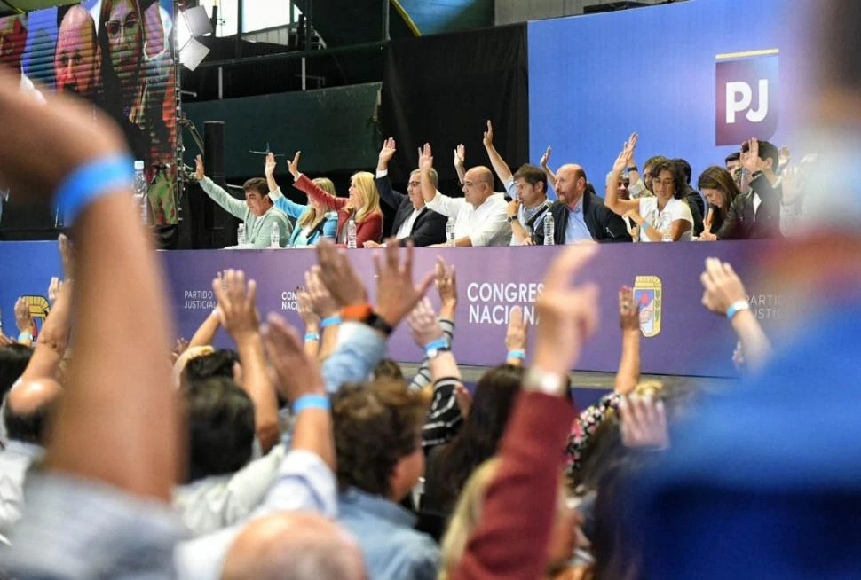 PASE DE FACTURAS. Durante los debates en el marco del Congreso del PJ se oyeron fuertes reproches y acusaciones; en particular, contra La Cámpora.