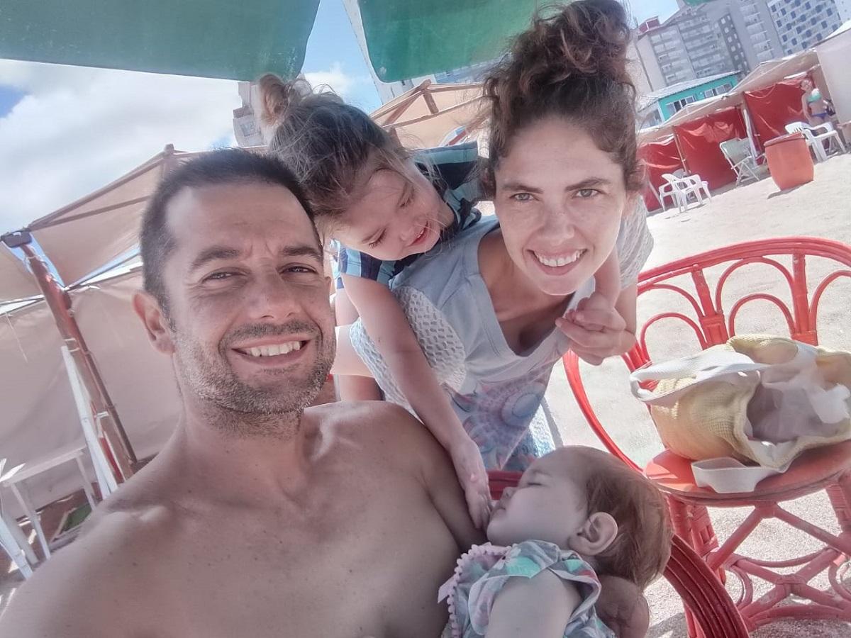 EN FAMILIA. Muller disfruta cada momento de la vida junto a su pareja e hijos.