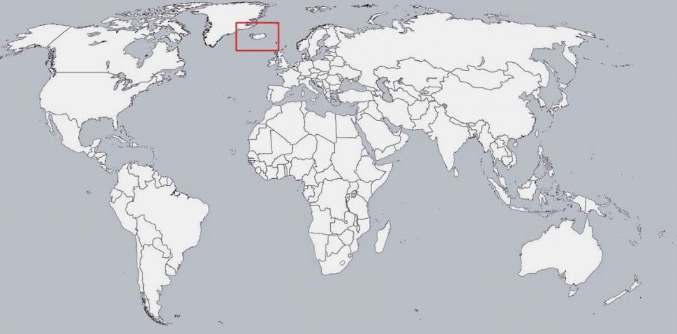 POLO NORTE. La ciudad está a 14.000 km en vuelo desde Argentina.