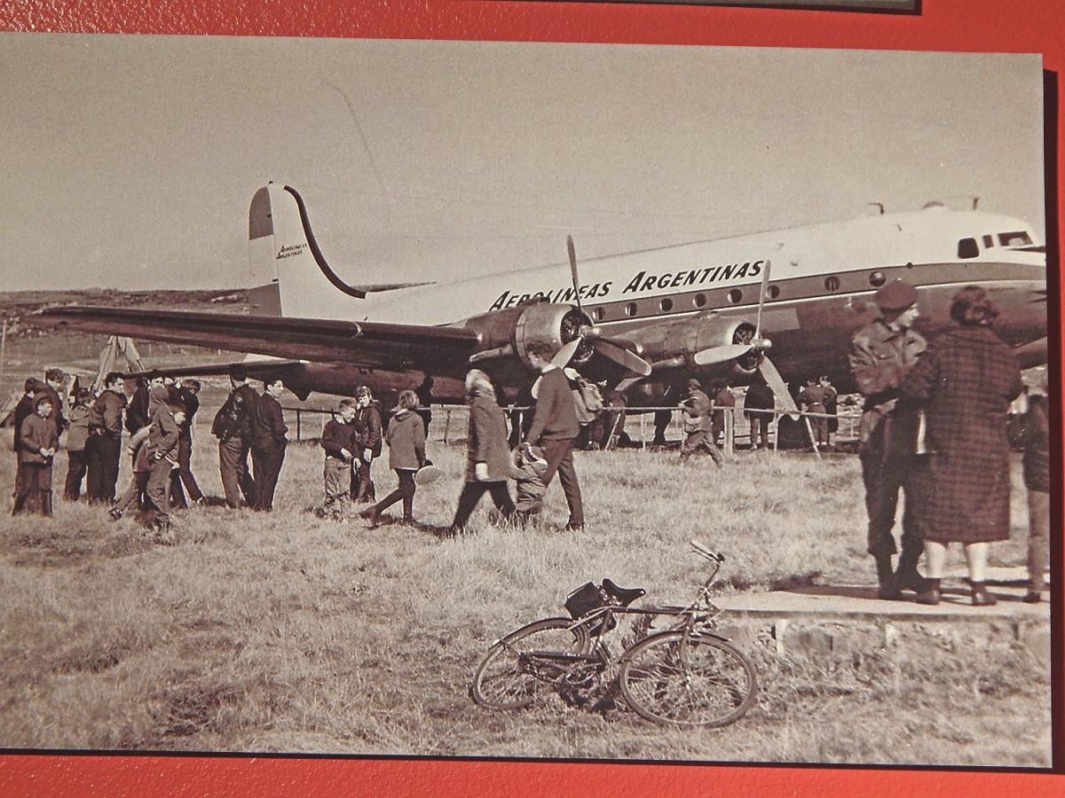 LA AEROLÍNEA DE BANDERA. Una foto de Aerolíneas Argentinas