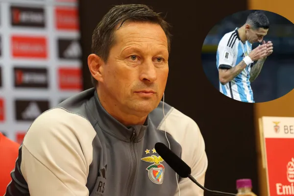 El entrenador de Benfica condenó las amenazas a Di María: “Es una catástrofe cuando ocurre algo así”