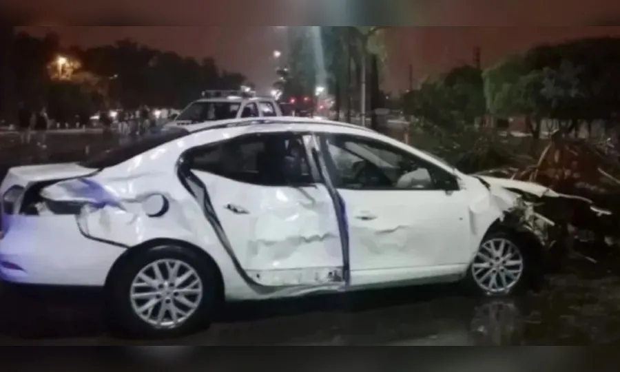 Vehiculo que conducía el joven alcoholizado