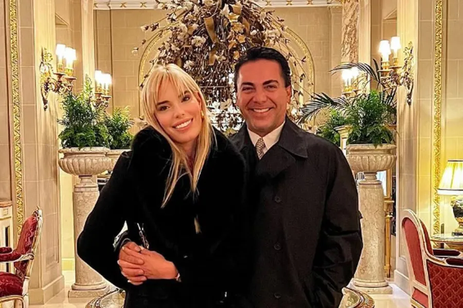 Cristian Castro junto a su novia, la tucumana Ingrid Wagner