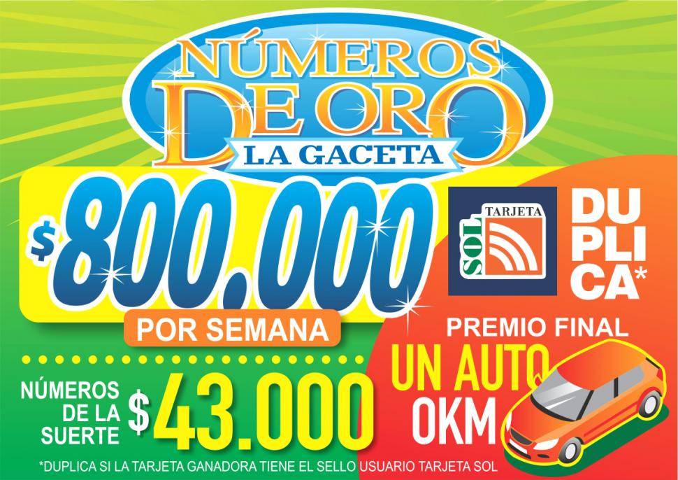 Números de Oro: crece la expectativa por el sorteo del auto 0 Km