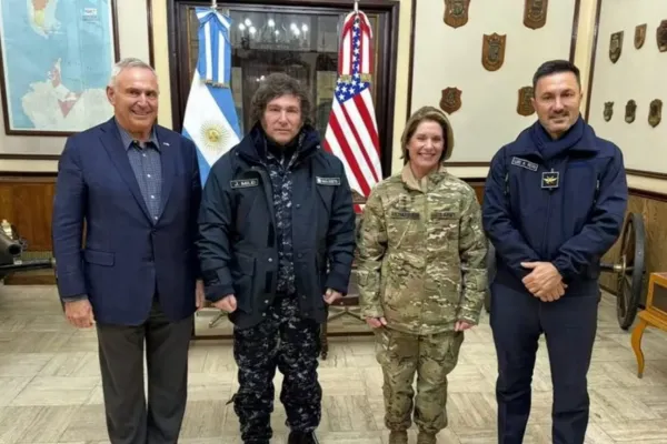 Milei, con Laura Richardson, general de EEUU: La soberanía no se defiende con aislacionismo