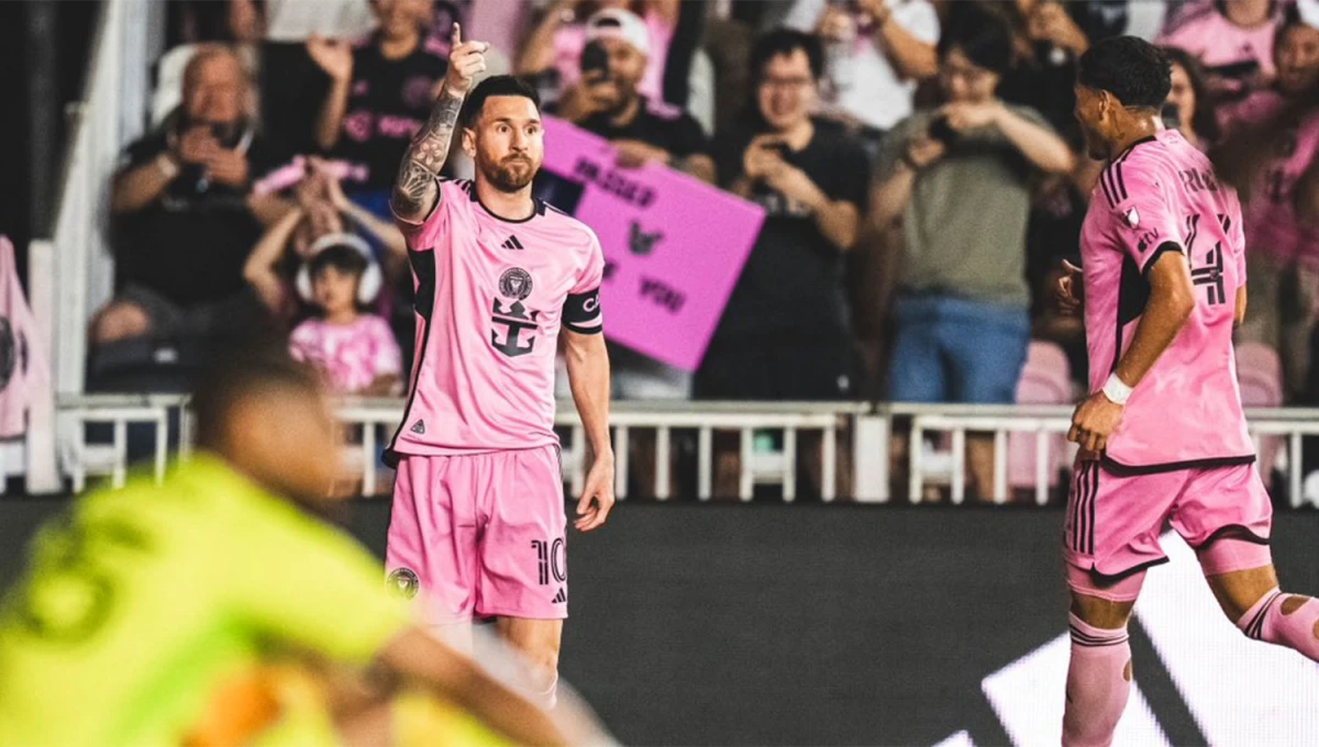 LA SANA COSTUMBRE. Messi lleva anotados 17 goles con la camiseta de Inter Miami.