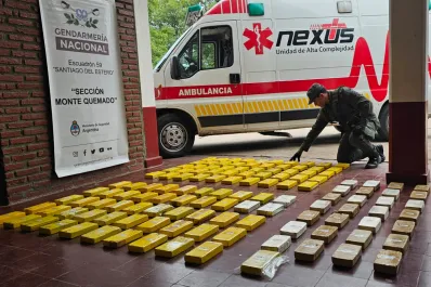 Santiago del Estero: trasladaban 134 kilos de cocaína en una ambulancia